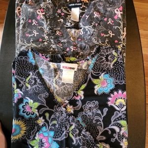 2X Scrub tops